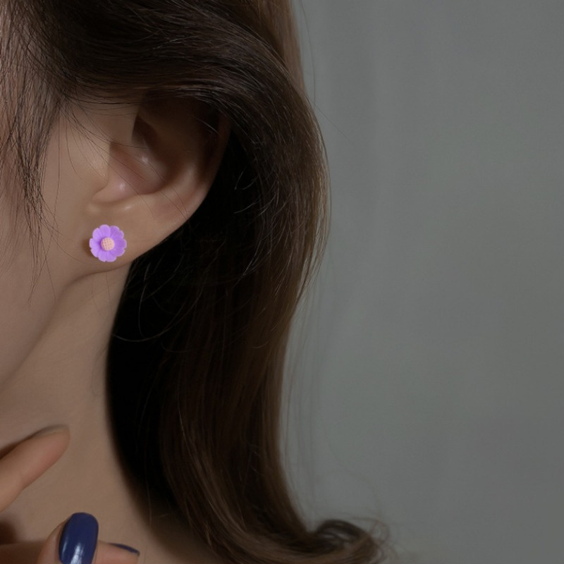 Women's Stud Earrings Set in Decorative Box, Gift for Her