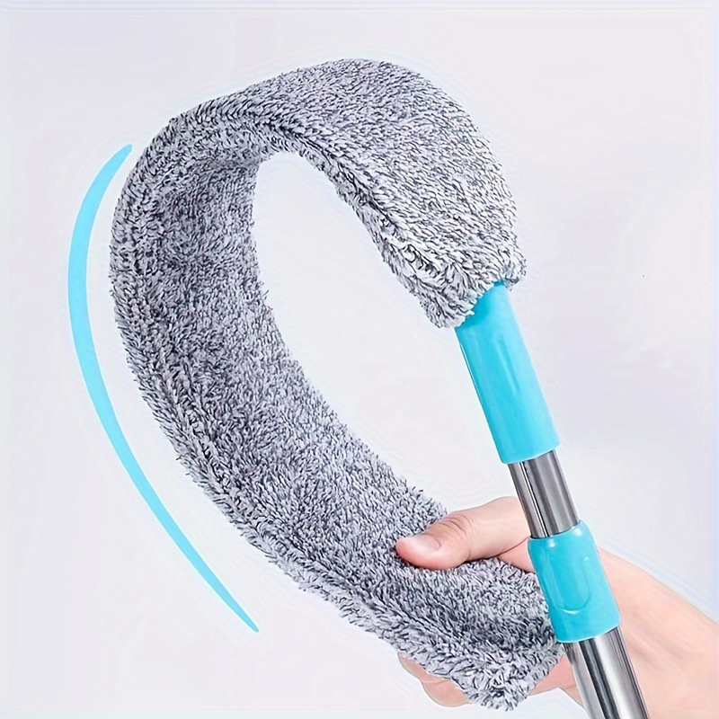 1pc washable bed bottom cleaning duster retractable crevice dusting brush flexible duster for sofa   floor cleaning no battery required for living room bedroom bathroom toilet patio details 4