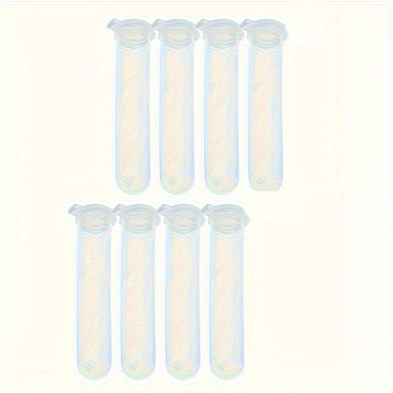 1/4/8pcs Clear Sewing Needle Storage Tube, Plastic Pin Bottle Organizer, Beads Buttons Sequins Container, Diy Craft Holder Organizer, Sewing Storage