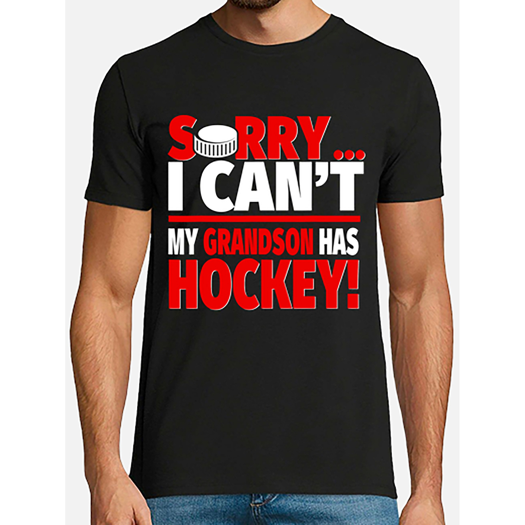 

Has Hockey Hockey T-shirt Mens Unisex Funny Cotton Short-sleeve T-shirt