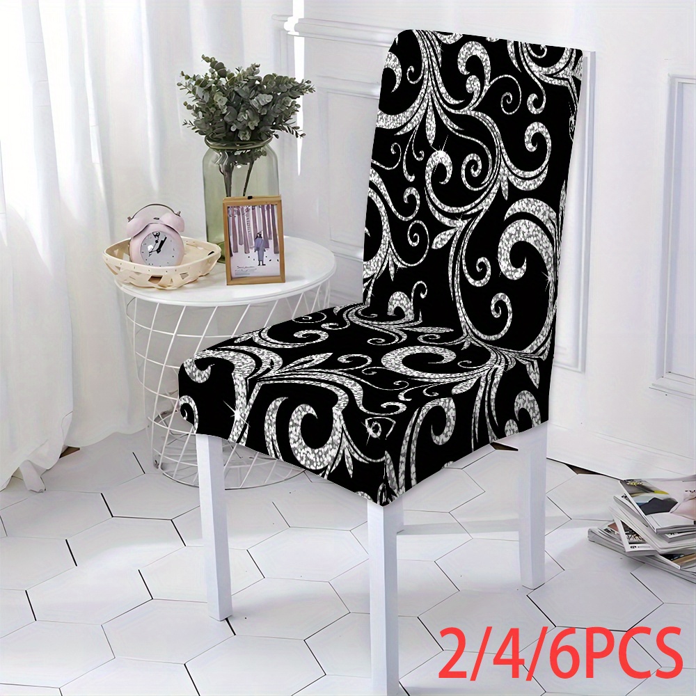 

2pcs/4pcs/6pcs, Exquisite , Set Of Decorations, Seat Covers, Dining Seat Covers, Suitable For And Kitchen, Seat Covers, To And Dry