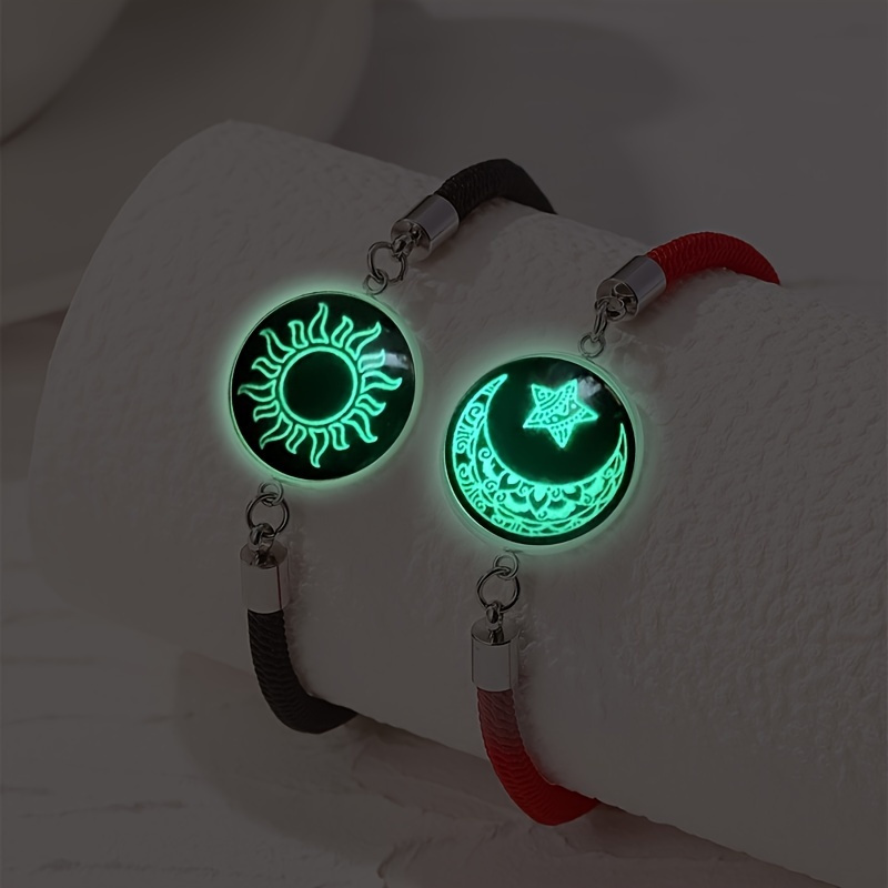

Sparkling Couple Bracelets - Stainless Steel, Glass , Valentine's Day, Christmas, Gifts