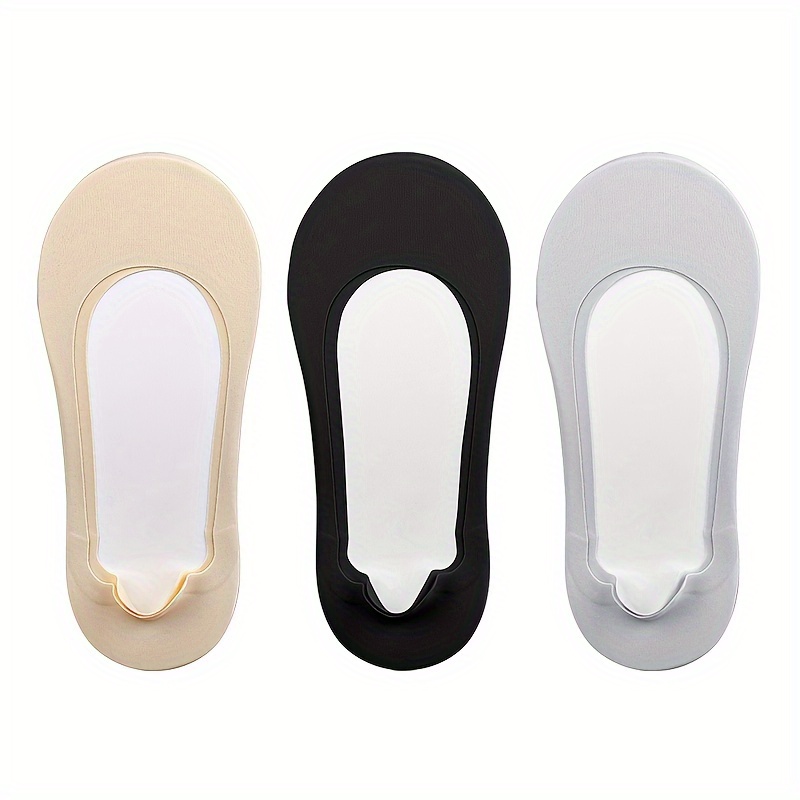1pair 3D Arch Massage Comfortable And Breathable Invisible Socks
