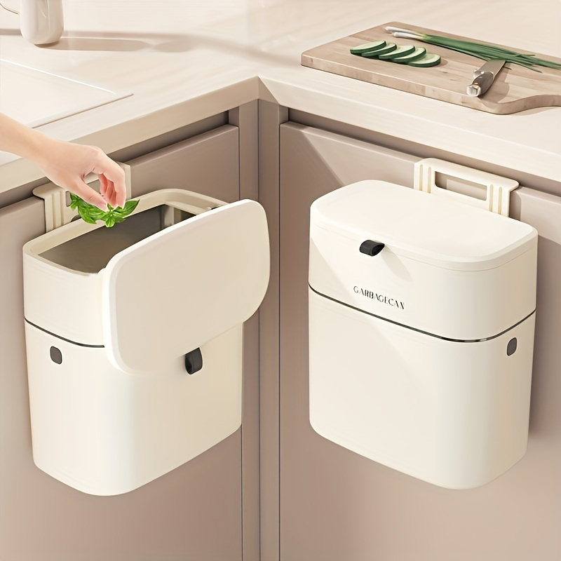 

-mounted Lid - , -saving For & Bathroom, Installation, No-drill Bin