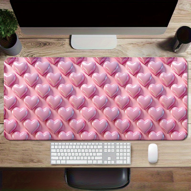 

Aesthetic Desk Mat 3d Pad Xl Mouse Pad Large Office Keyboard Pad Computer Mouse Non-slip Rubber Base Computer Mat Gift For Boyfriend/girlfriend 35.4x15.7 Inch