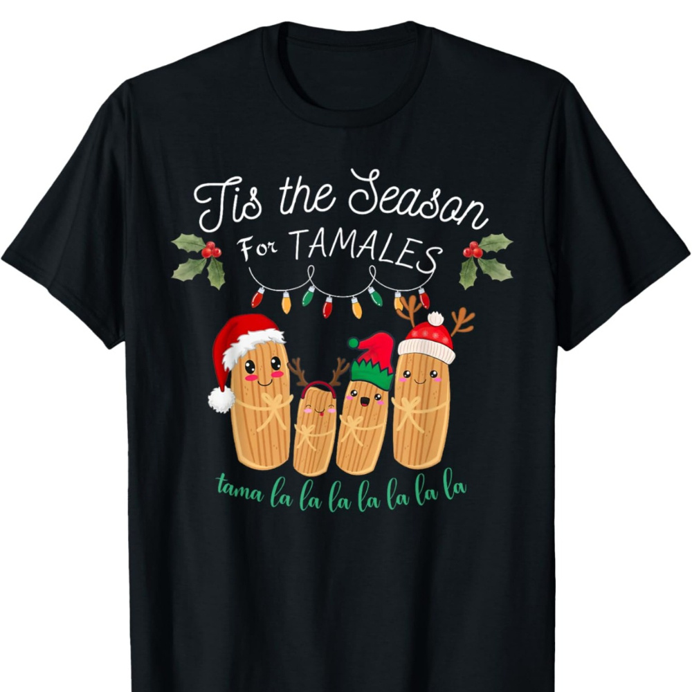 

men's Funny Mexican Christmas Shirt – Holiday Cotton Tee