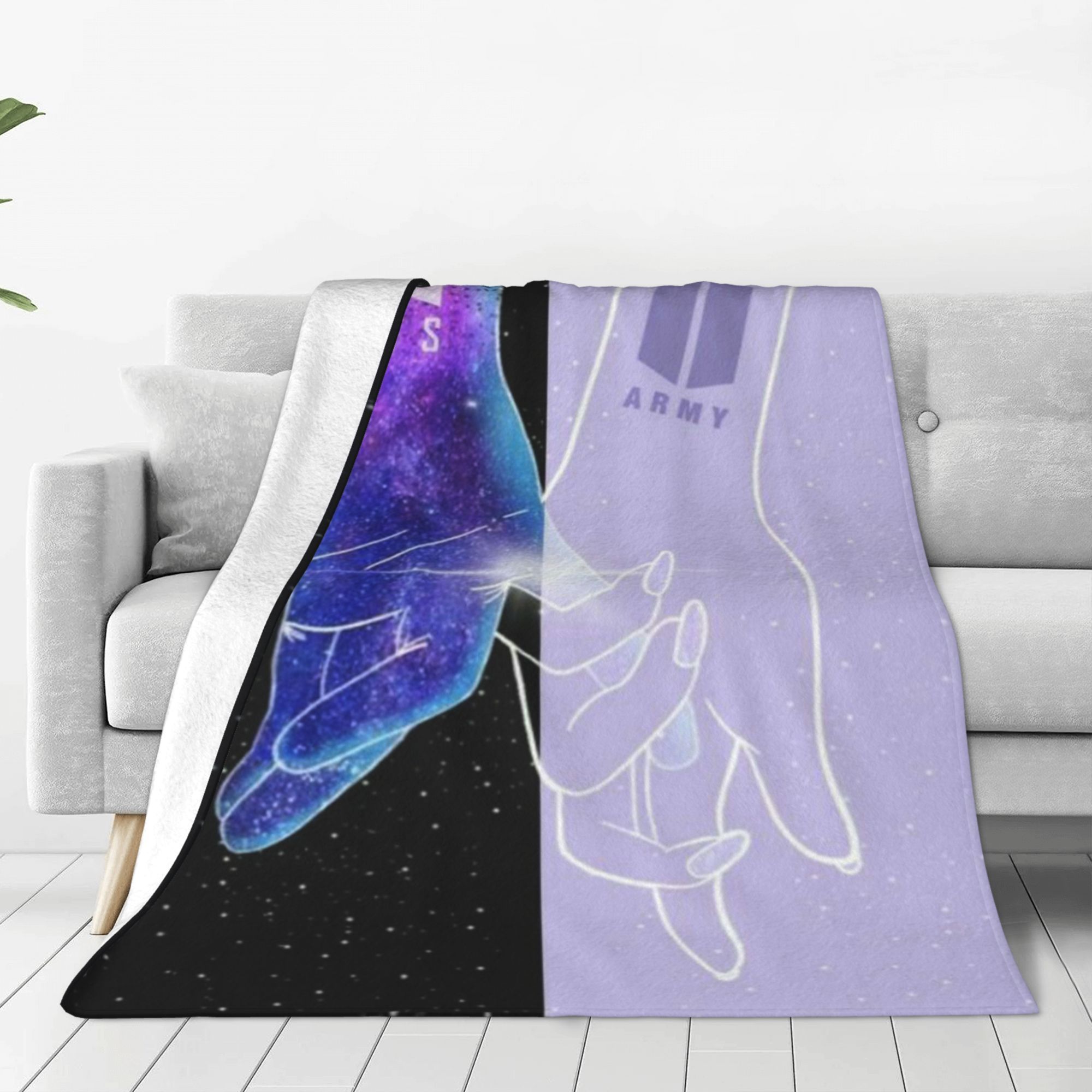 

Couverture en Flanelle Imprimée d' K-Pop Cartoon Confortable - Douce, Chaude & Polyvalente pour Toutes les - Parfaite pour Canapé, Bureau, Lit, Camping et Voyage - de Cadeau