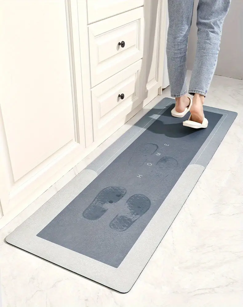 1pc high quality diatomaceous floor mat with non slip bottom super absorbent floor mat fast drying bathroom living room large carpet hotel bath mat hotel commercial gurpurak mubarak Product details 1