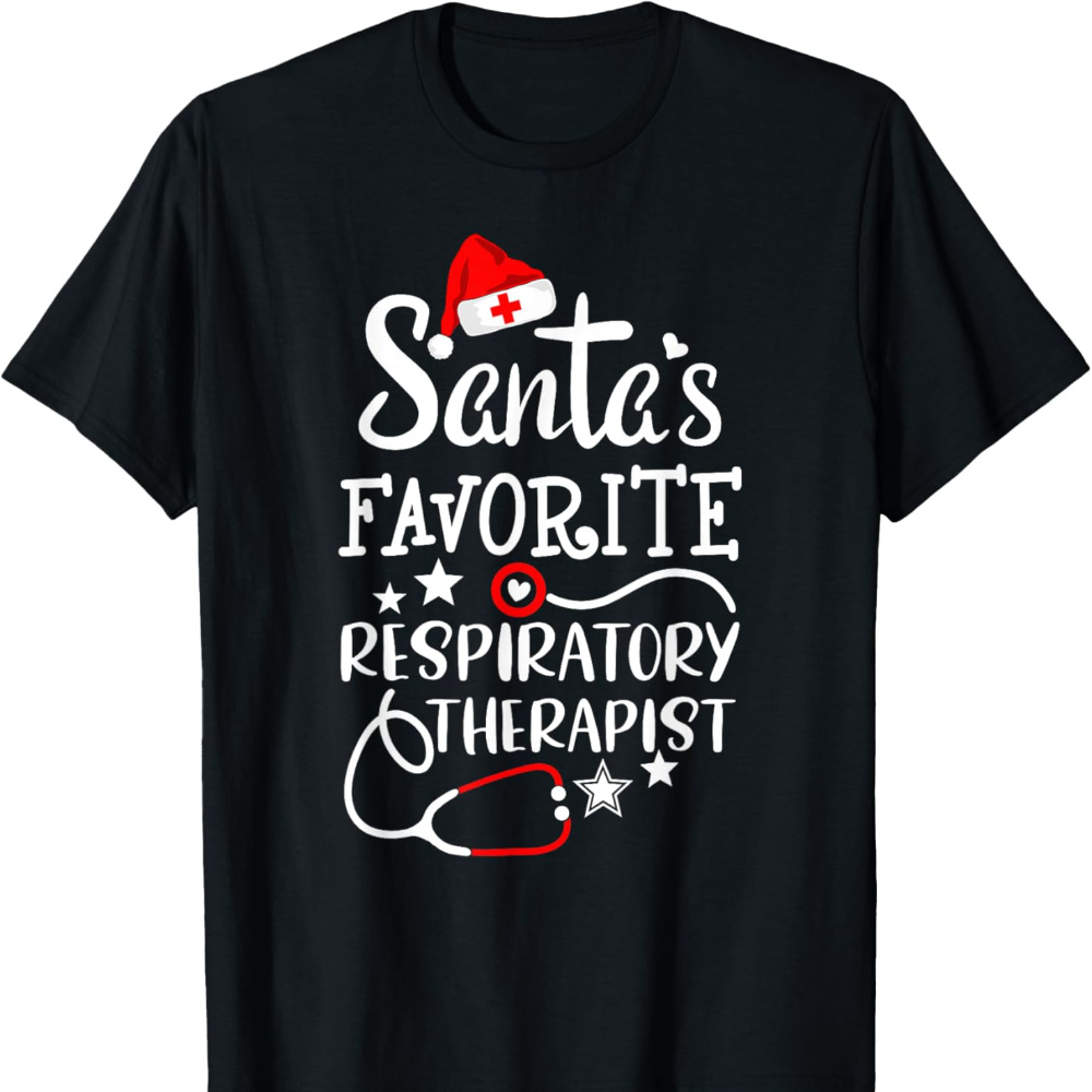 

Respiratory Therapist Christmas Crew T-shirt