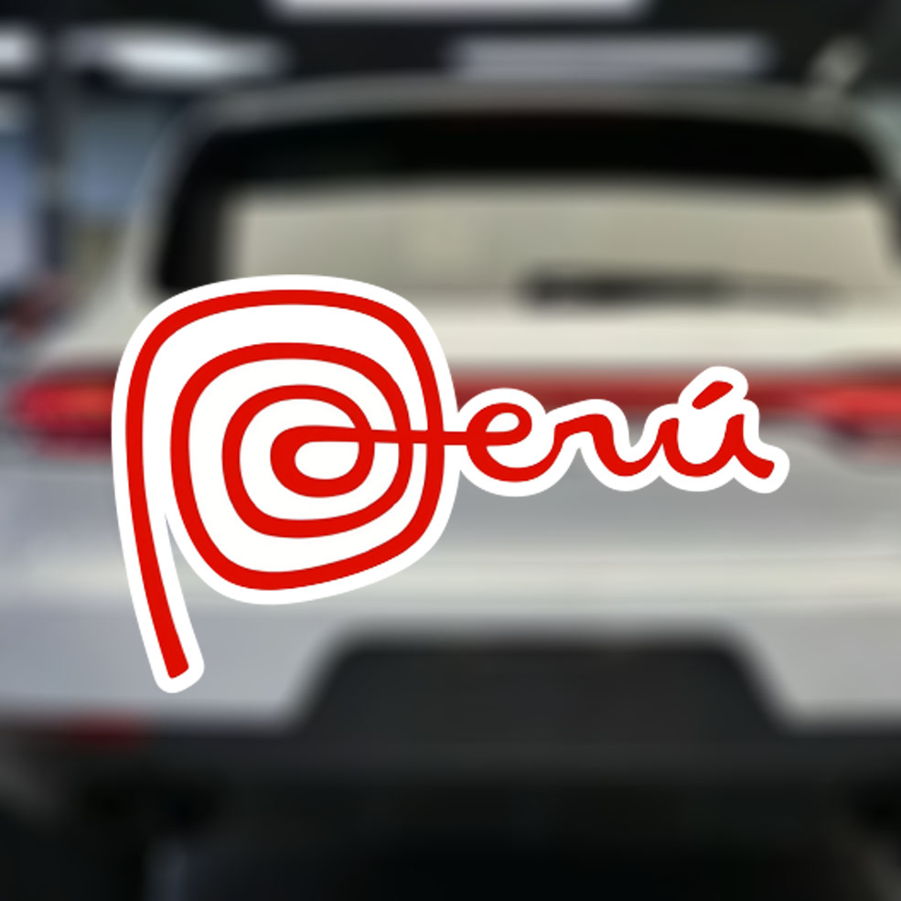 

Peru- Decal - , & , For , Motorcycles, Laptops & - , Use