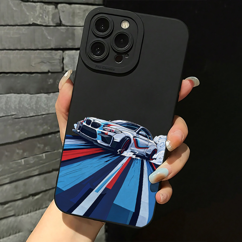 

Angel Eyes Soft Phone Case With Automobile Pattern Uv Printing Matte Phone Cover Full Protection For Iphone 11 12 13 Pro Max Xr X/xs 7 8 Plus Se Mini For Smartphone