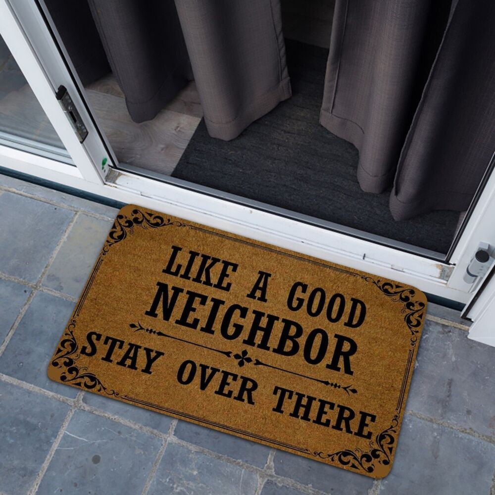 

24"x 16" Bathroom Kitchen Universal Non-slip Doormats Entrance Welcome Floor Mat Funny Doormat In/ Outdoor Decorative