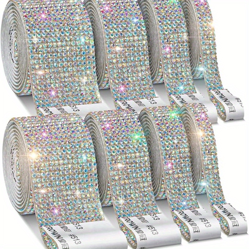 

0.4/ 0.6/ 0.8/ 1.7/ 2.7/ 3cm Adhesive Diamond Diy Rhinestones Crafts Car Phone Decoration