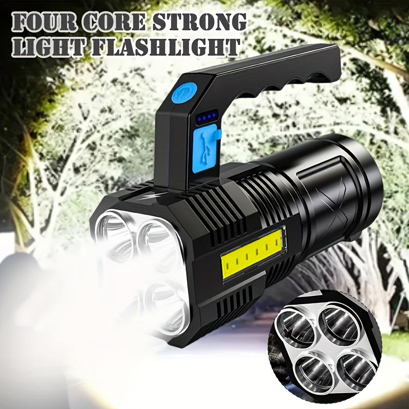 

High Power Rechargeable Led Flashlight, Led Flashlight, Outdoor Camping Flashlight