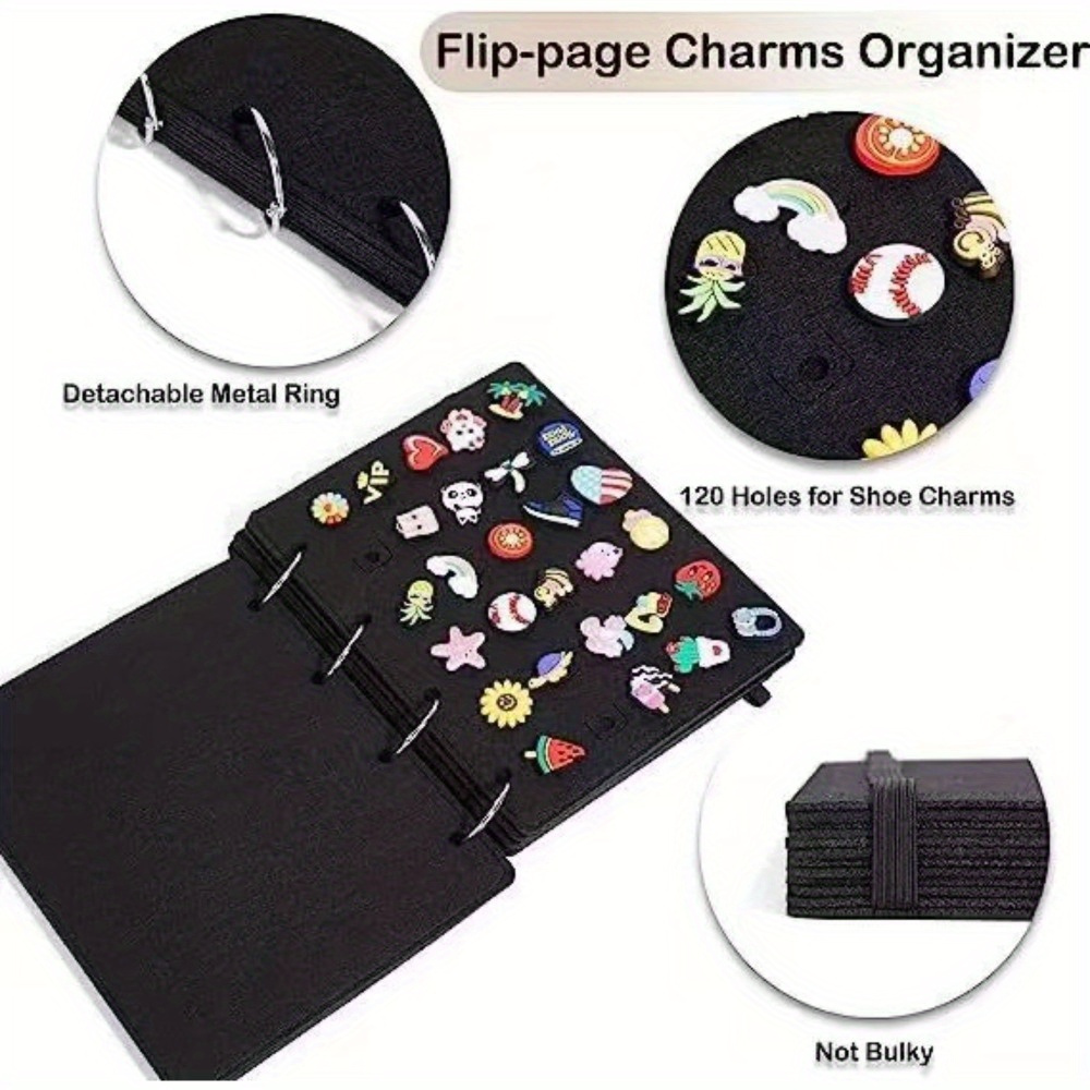

Detachable , Multipurpose Rectangle Organizer 120 For Charms Display , For Halloween And Christmas Gifts, Jewelry Rolls