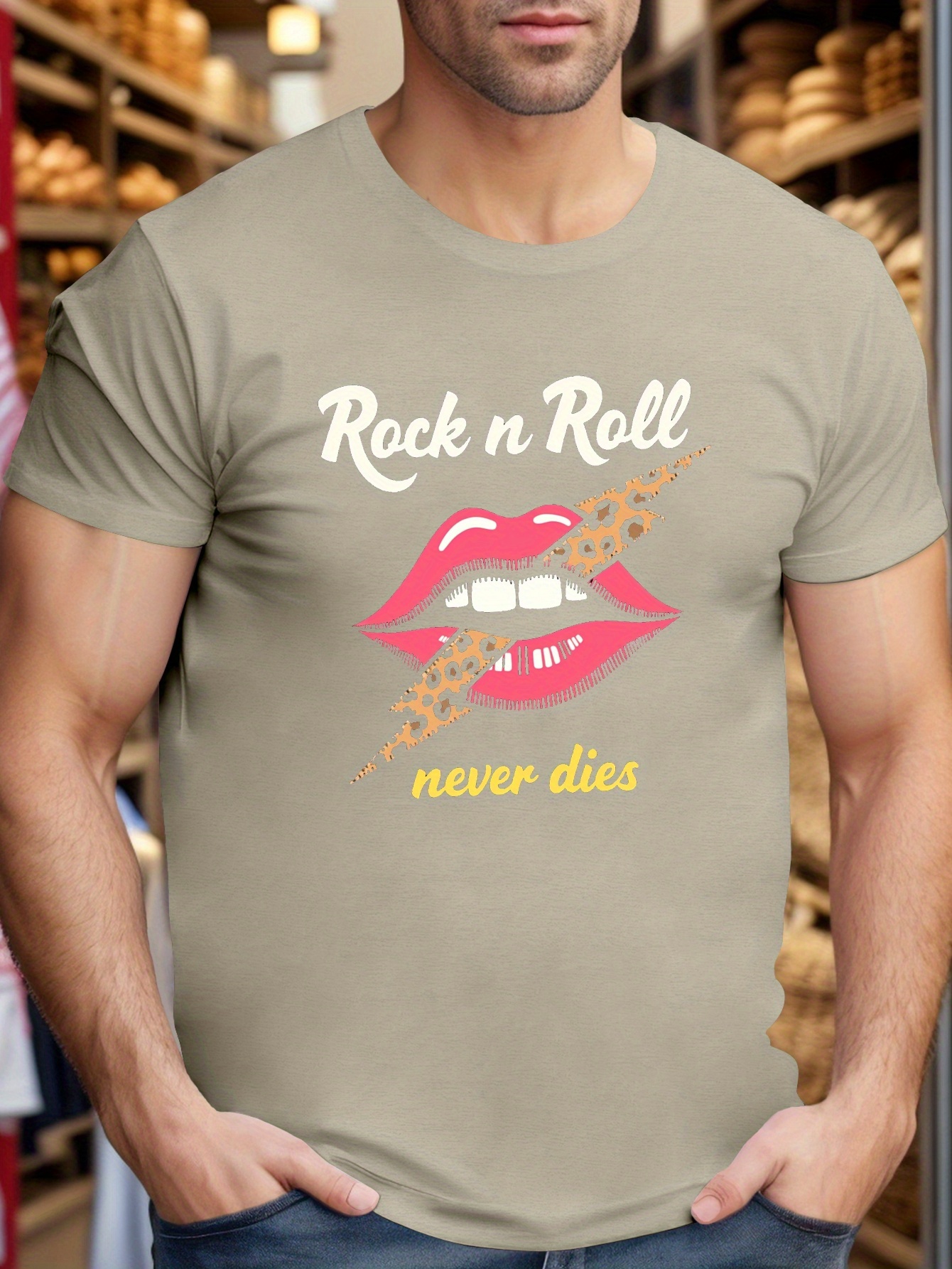 N Roll Band T Shirt Dames Voltage Logo AC/DC T-Shirt EMP