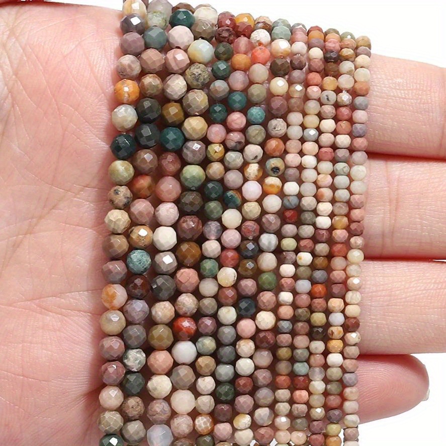 

Aaa Natural Agate Beads, Round Spacer Beads For Jewelry Making, Handmade Diy Bracelet Accessories, Stone Material