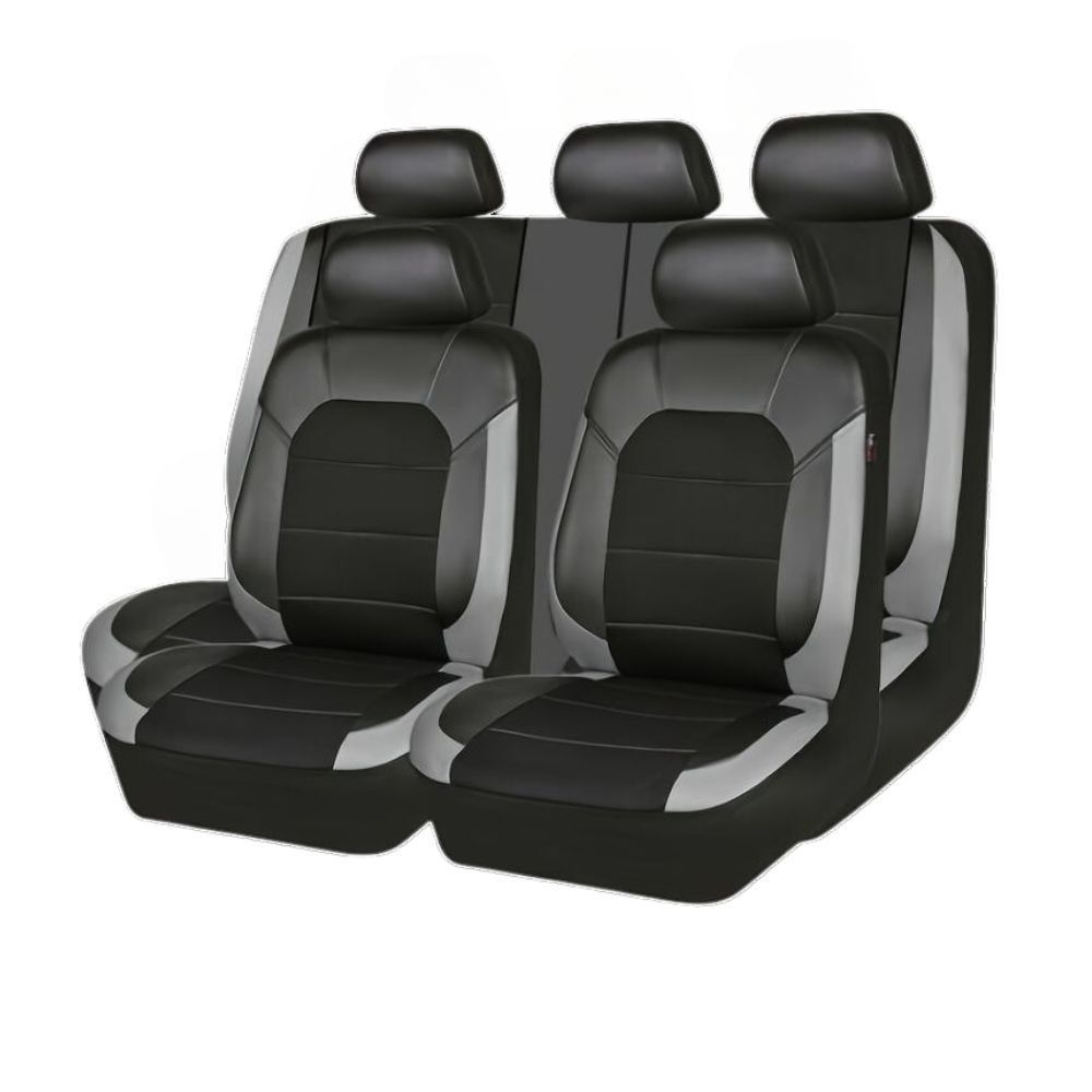 TEMU Car Seat Cover Full Set, 5 Seat Car Seat Cover, Waterproof Car Seat Covers, Car Seat Cushion, Pu Leather Seat Covers Car Seat Protector Fit Most