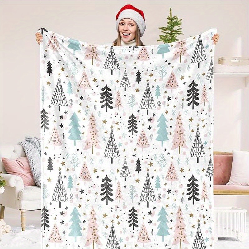 

Christmas Fuzzy Blanket Blanket Blanket For Sofa Bed