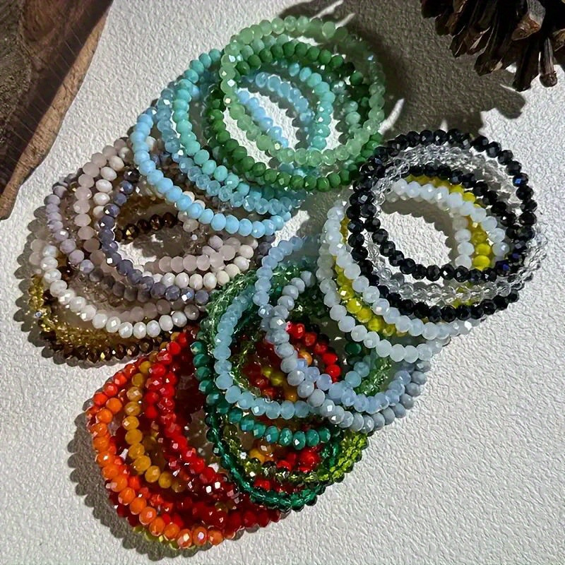 

36pcs 6mm Bracelet Set Women's Bracelet Set