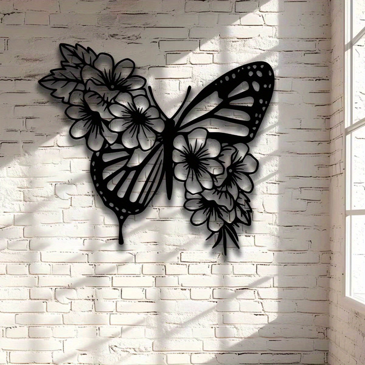 

Metal Butterfly - " Iron For Indoor & Outdoor Decor, Garden, Patio, Balcony - Home Accent