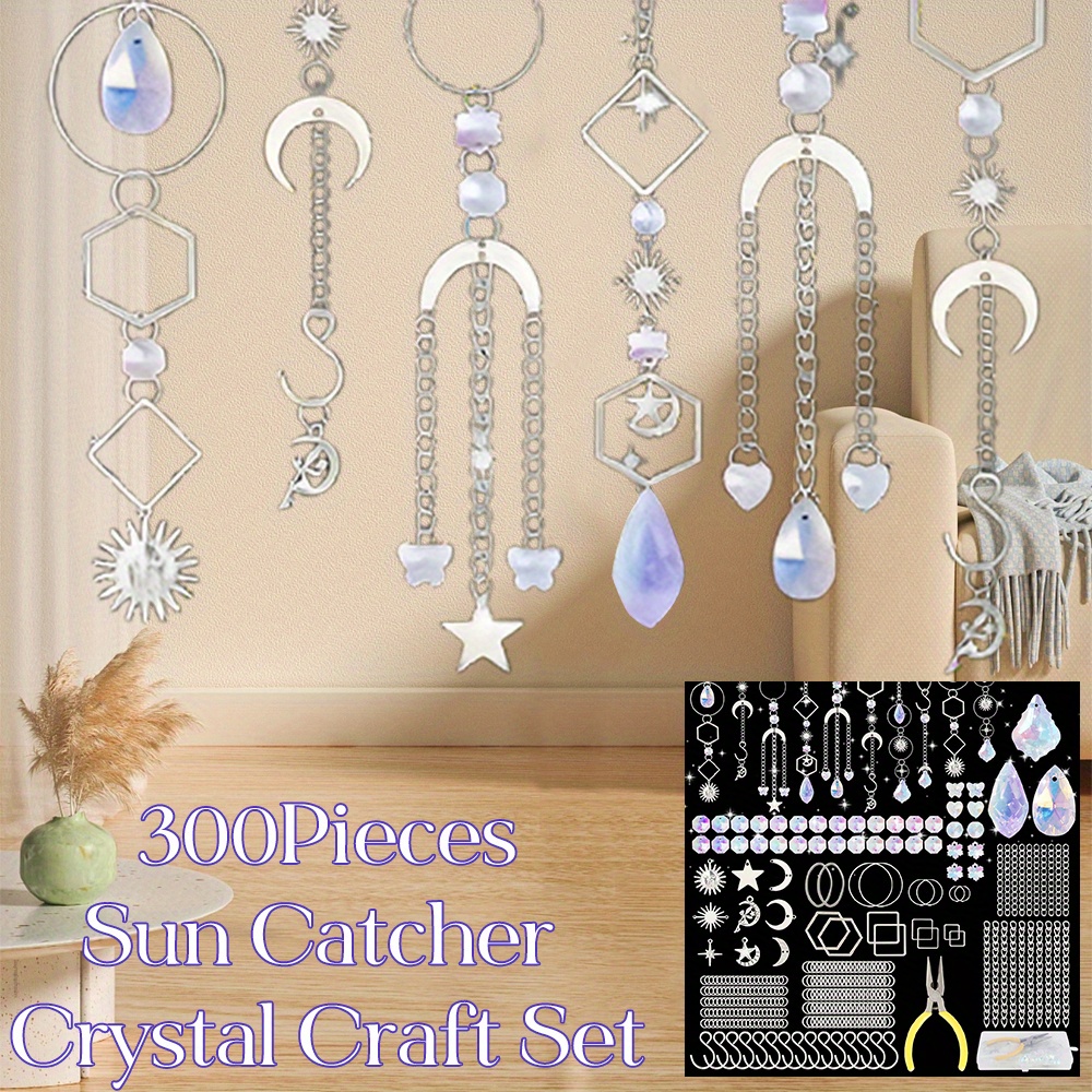 

300pcs Diy Suncatcher Making Kits For Adults