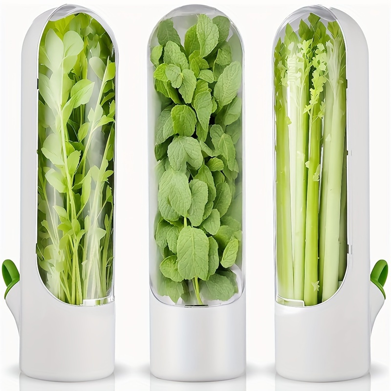 

1/ 2pcs Vegetables Pod Vegetables Coriander Container Suitable For Refrigerator, , For Refrigerator , And For 2-3 Refrigerator