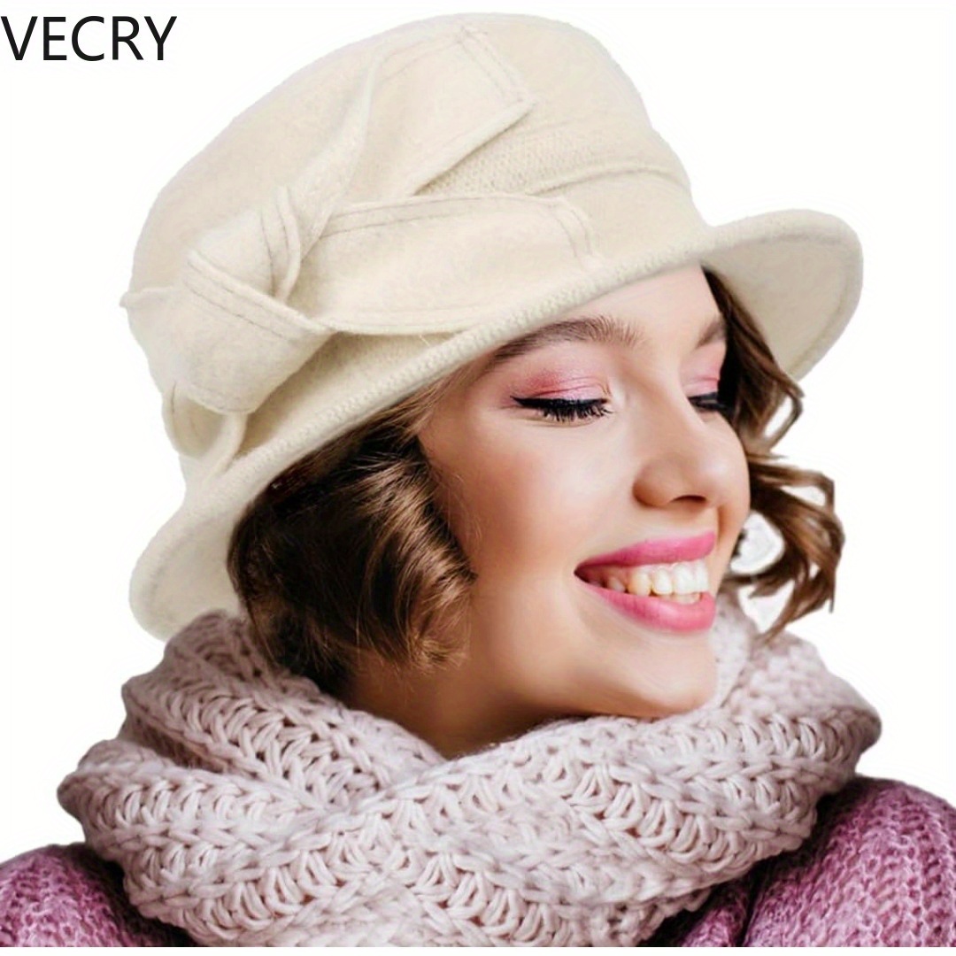 

Vecry Women Hat Wool