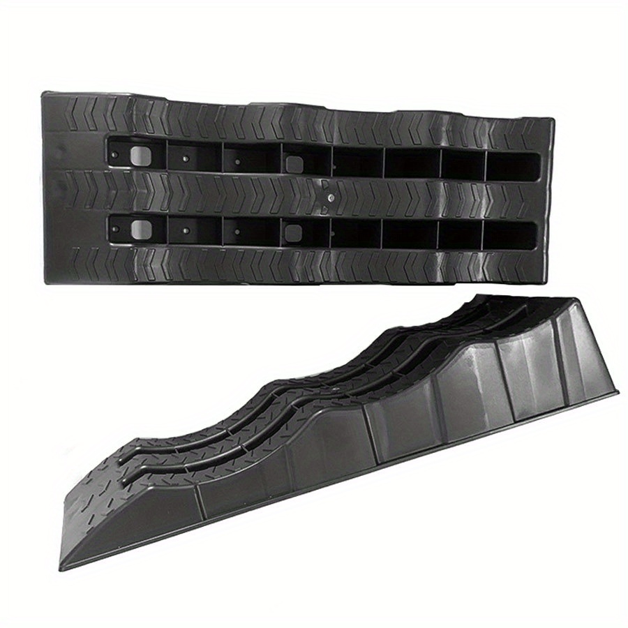 TEMU 2pcs Adjustable Chock Set For Leveling , Caravans, And Camping Vehicles | Durable Pp Material, Brand Neche, Exterior Use