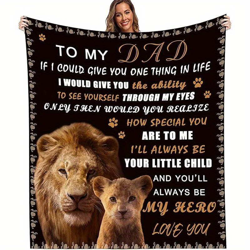 

Father's Day Birthday Gifts For Dad, Blanket Gifts For Dad, Dad Birthday Gift Ideas, Birthday Gifts For Dad From Boys Girls, , Funny Dad Gifts