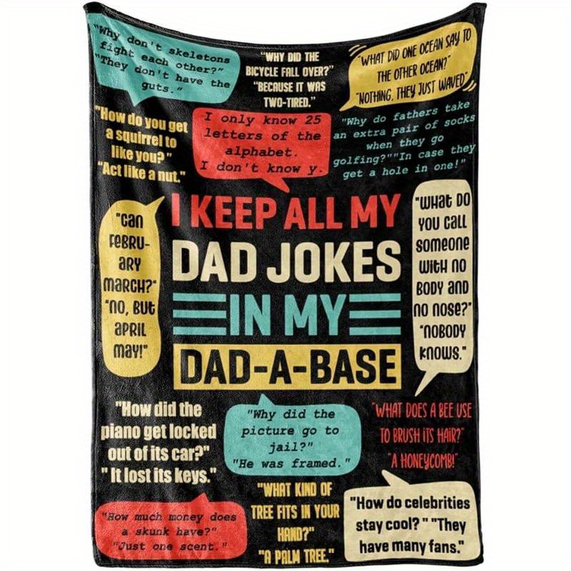 

Father's Day Birthday Gifts For Dad, To Gifts From Boys Girls, Ideas Soft Throw Blanket,