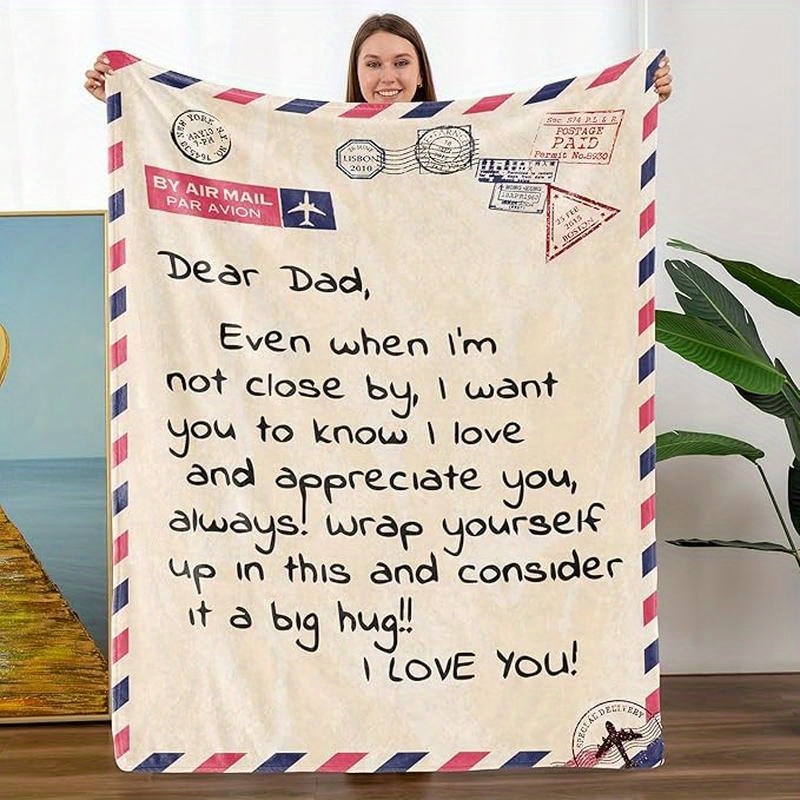 

Fathers Mothers Day Birthday Gifts For Dad, From Boys Girls, Ideas For Fathers Day, Dad Blanket