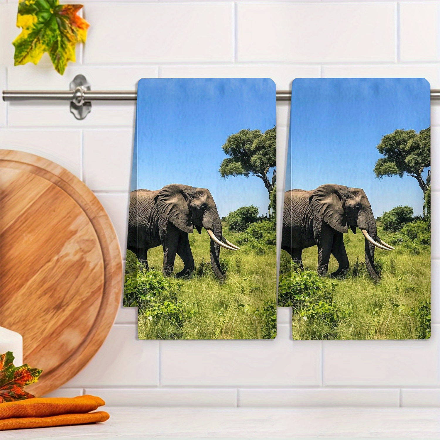 

Kitchen Towel - Absorbent, Dish Cloth For Decor & Cleaning, Washable