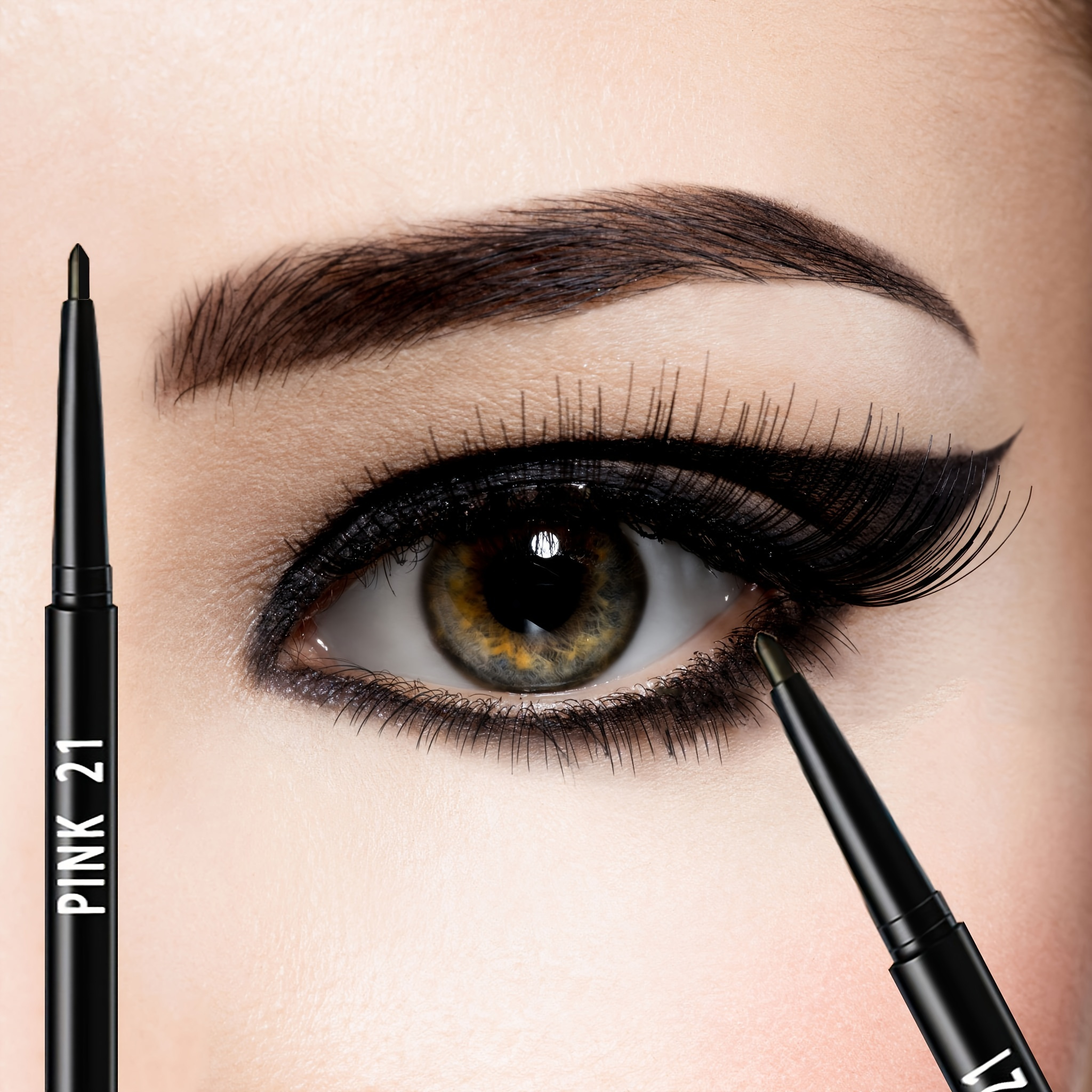 5pcs Waterproof Sweatproof Black Eyeliner Pencils Long