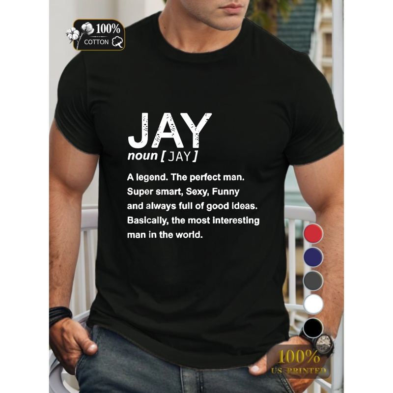 

Jay Pure Cotton Men's Tshirt