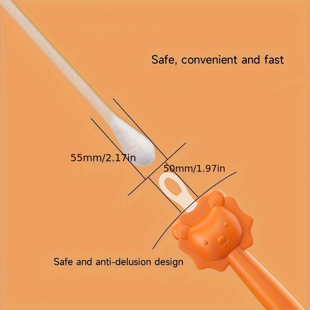 2-in-1 Nose & Ear Cleaner - Booger Remover, Snot and Earwax Tool for Youngsters & Youngsters - Orange/Blue PE Material - Perfect Gift for Christmas, Halloween, Thanksgiving