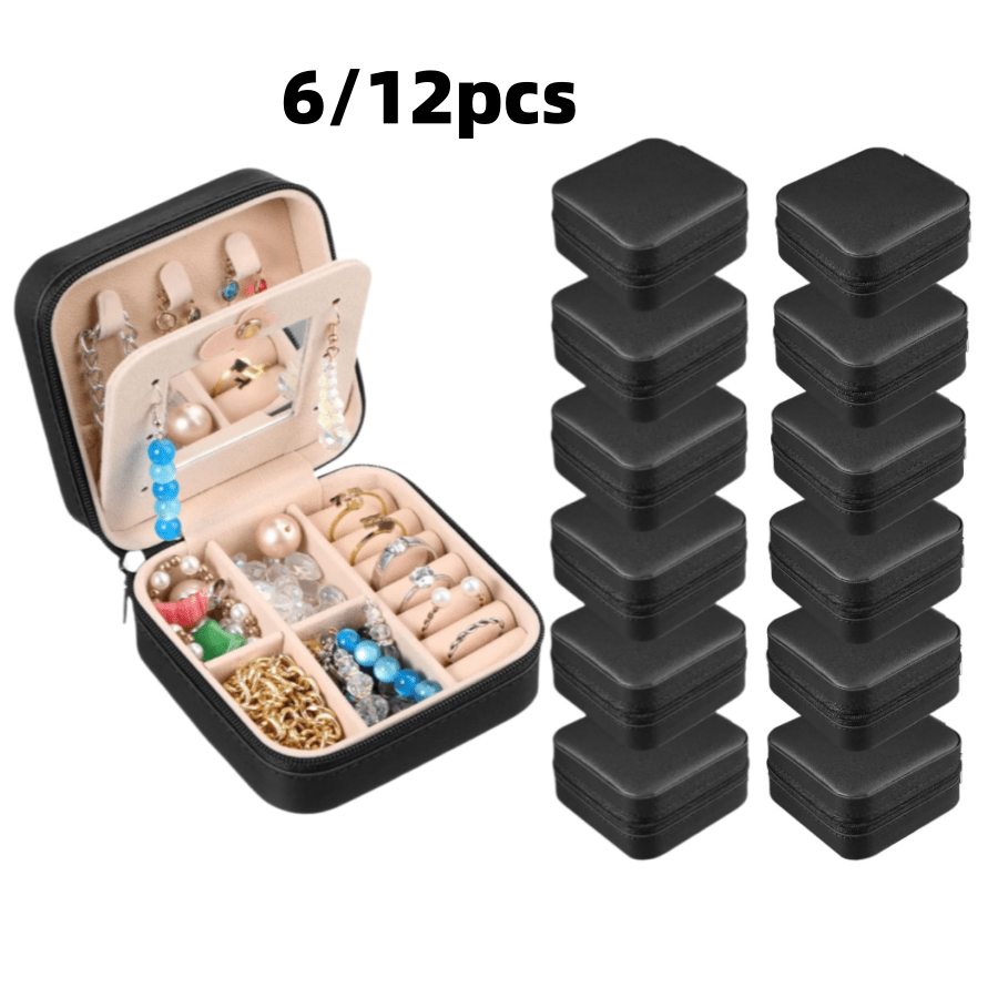 

6/12pcs Jewelry Box , Portable Jewelry Box Jewelry Necklace For Mom, Ladies, , Christmas () ()