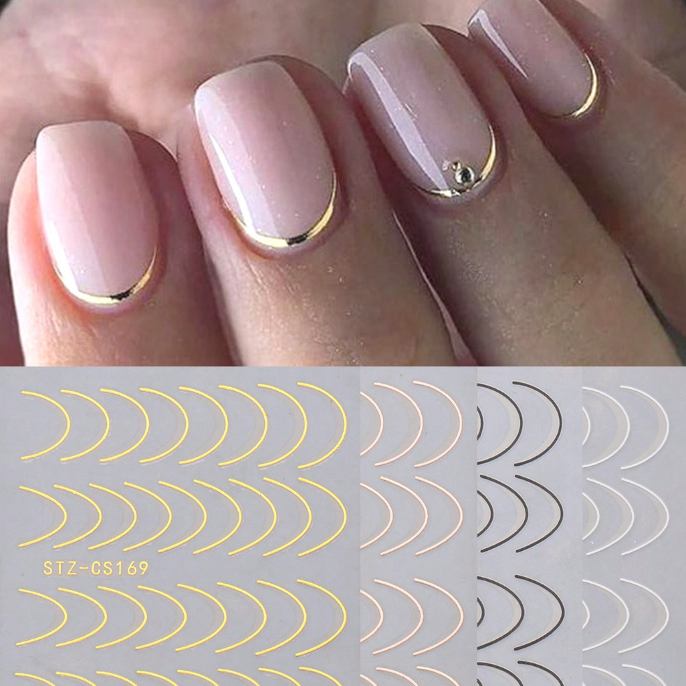 Stickers Décalcomanies Pour Nail Art - Motifs Plumes Jaunes - Accessoire Ongles Décoratif