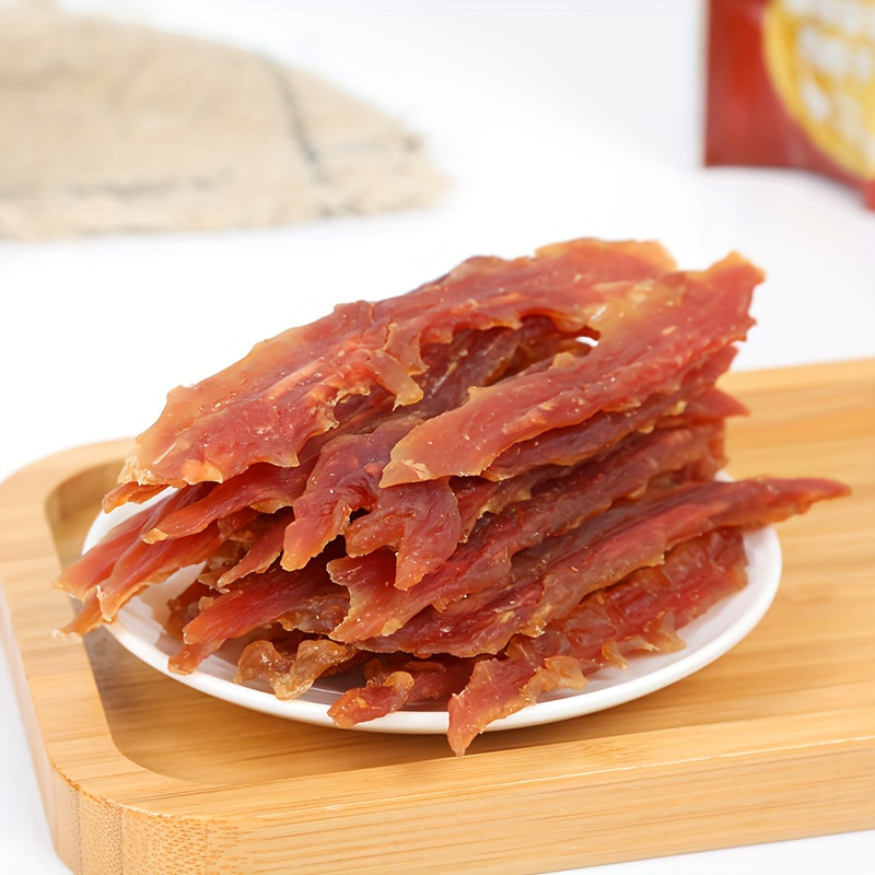 TEMU 7.05oz/14.1oz Pure Chicken Jerky Dog Treats - Healthy, Easy-to-, Long-lasting Chews For Small To Large Dogs, High Protein, , Perfect Training Reward Convenient Bags