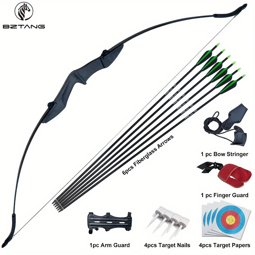 TEMU Hx Set 30lbs/ 40lbs Professional And Arrow For Shooting Practice Arrows Accessories Right/ Left Hand