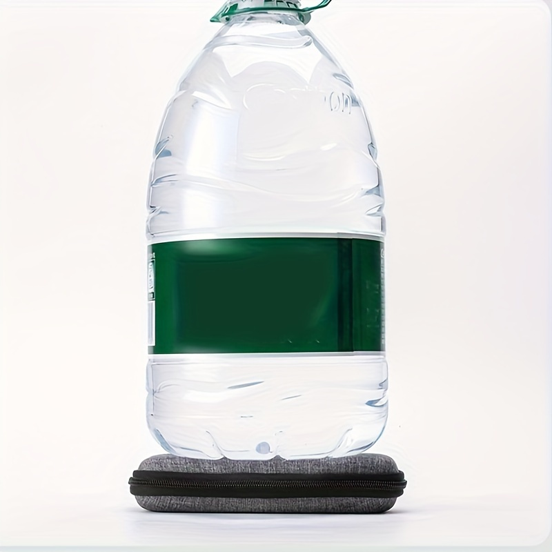 Vintage-Inspired EVA Hard Shell Razor Case - Portable & Durable, Water-Resistant, Easy to Clean, Gray/Blue for Shavers, Travel, Outdoor Personal Care