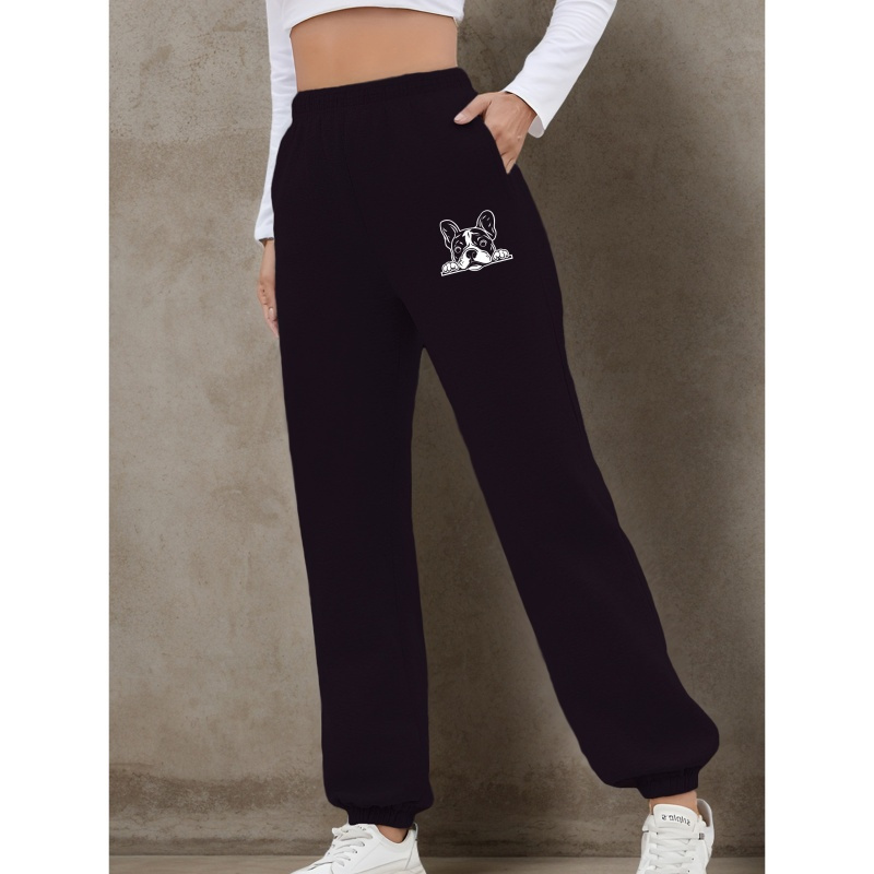 

's French Sweatpants - Knit, Washable, For Fall/