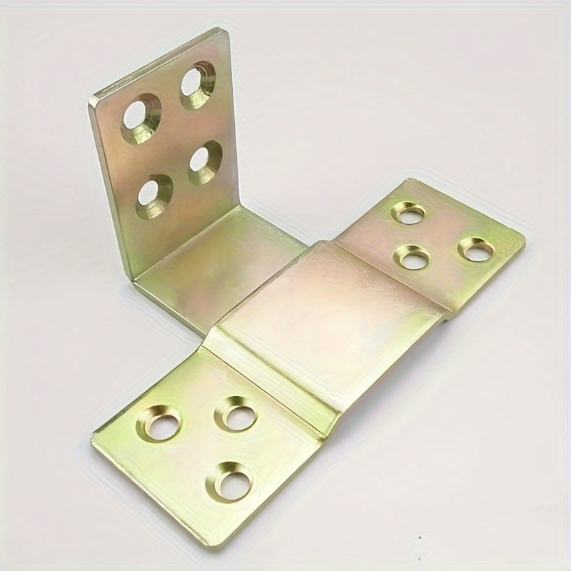 E-shop 48/120 Stück Hochwertiges Massivholz-Bettgestell-Montage-Set – Inklusive 4/10 Sets Haken, Schnallen Schrauben für einfache Montage