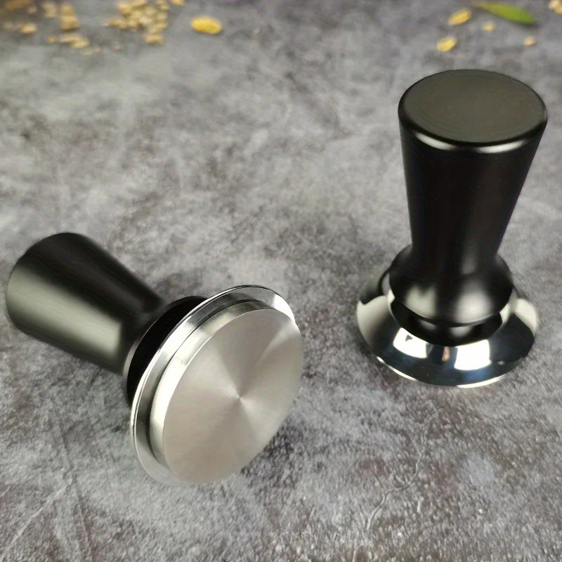   premium espresso tamper spring loaded adjustable pressure with aluminum handle 51mm 53mm 58mm stainless     most machines details 3