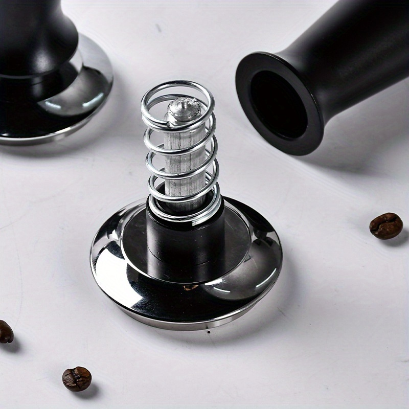   premium espresso tamper spring loaded adjustable pressure with aluminum handle 51mm 53mm 58mm stainless     most machines details 4