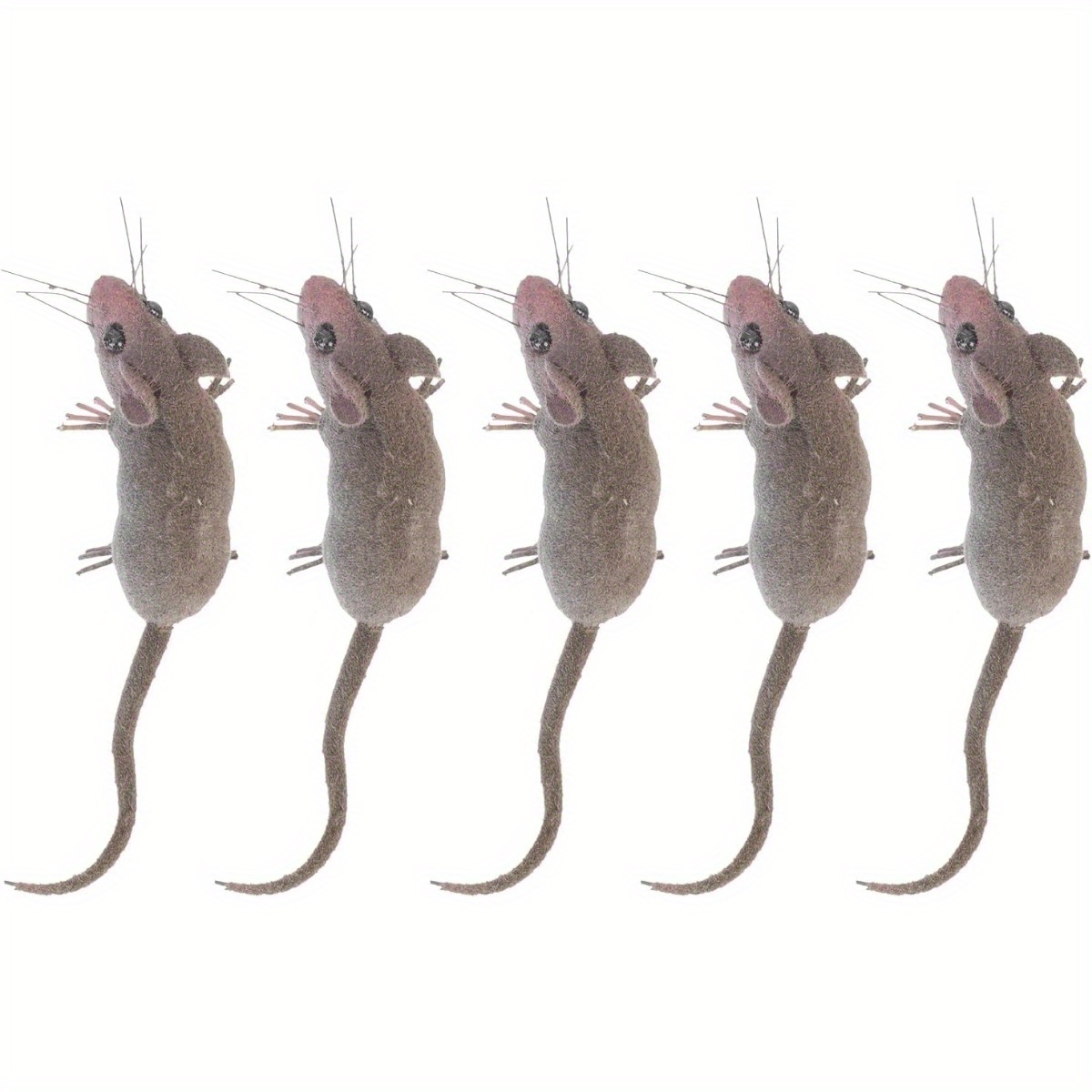 

5pcs Fake , Simulation Fake Rat Halloween Decoration And Interesting