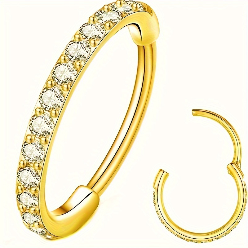 

Steel Piercing Jewelry Zirconia Multifunctional Unisex