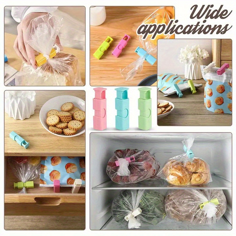 plastic food bag sealing clips kitchen   details 7