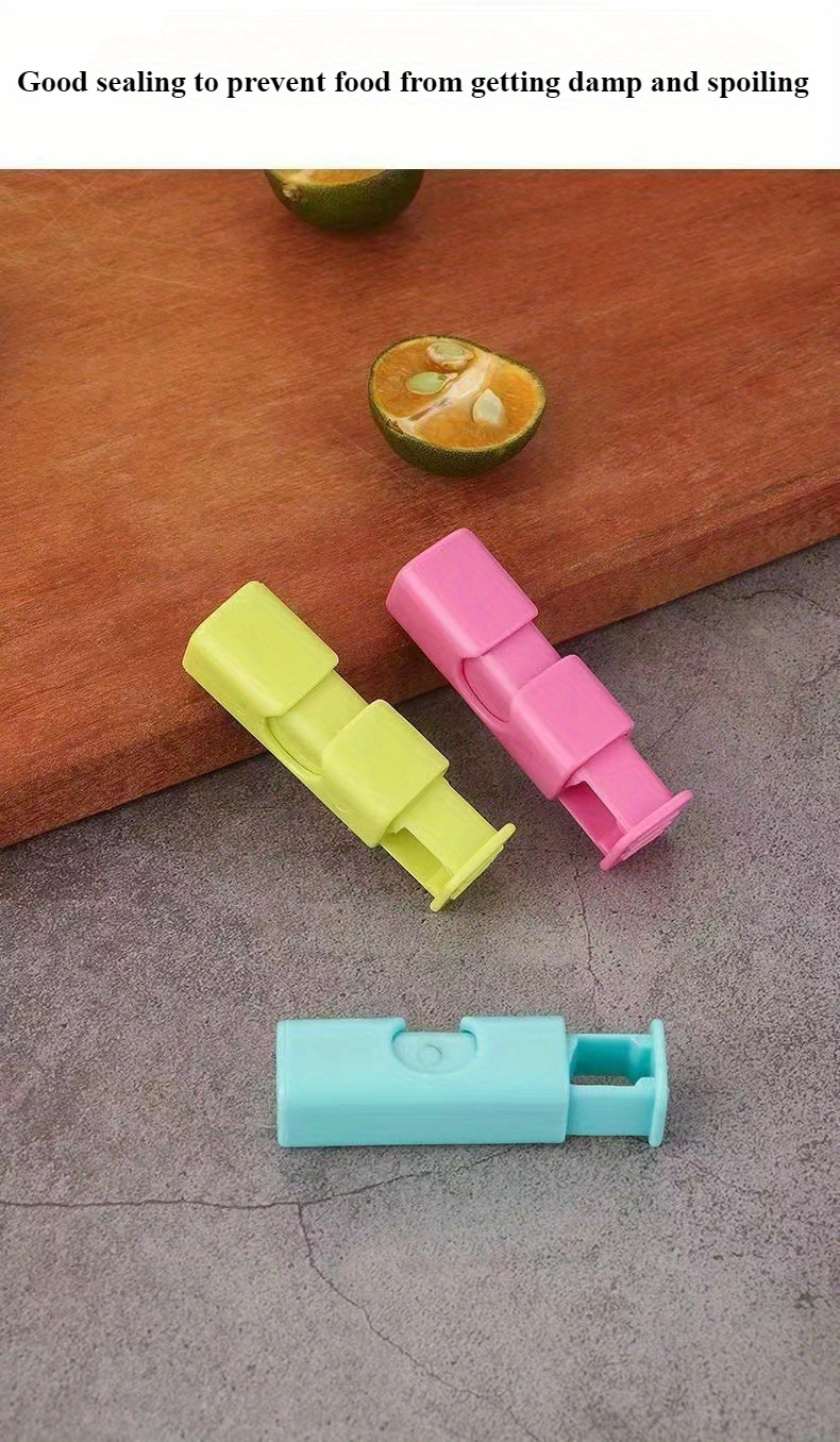 plastic food bag sealing clips kitchen   details 1