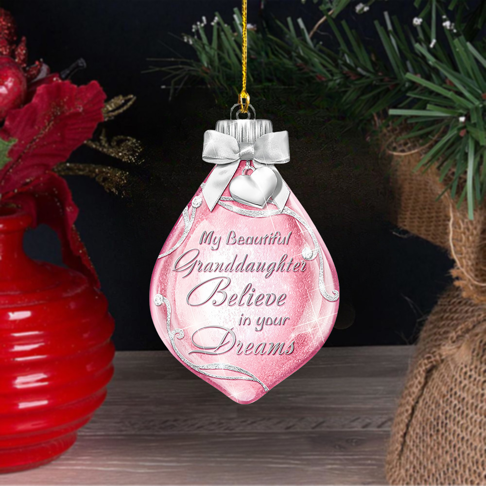 

1pc 2d Acrylic In Your Dream Decorations, Christmas Acrylic Decorations, Christmas Gifts